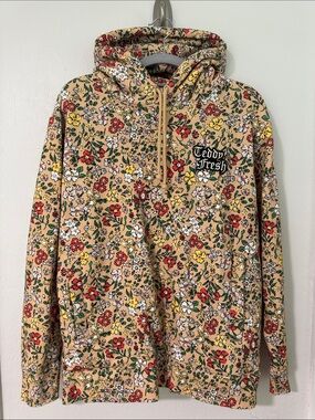 Teddy Fresh Beige Floral Pullover with Red, Yellow & White Flowers